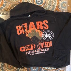 FIELD & STREAM black hoodie sweatshirt